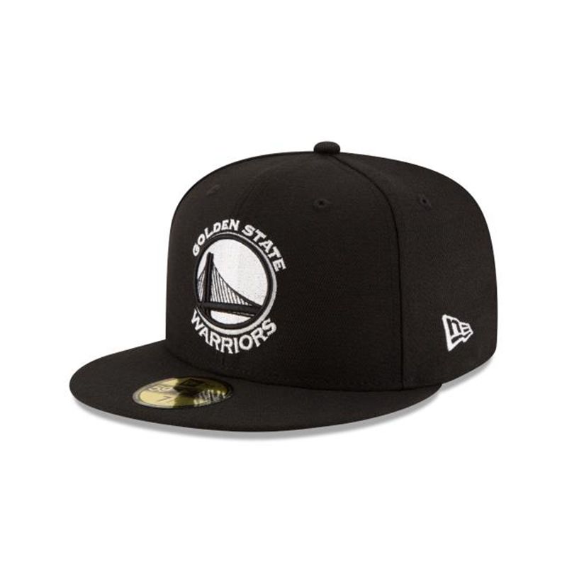 NBA Golden State Warriors 59Fifty Fitted (AUC1979) - Black New Era Caps